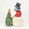 All is Merry and Bright Snowman with Vintage LED Tree