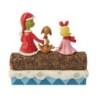 Grinch Cindy-Lou and Max Roasting Marshmallows LED Figurine