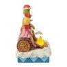 Grinch Cindy-Lou and Max Roasting Marshmallows LED Figurine