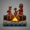 Grinch Cindy-Lou and Max Roasting Marshmallows LED Figurine