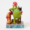 Grinch and Max Sewing a Santa Suit Figurine The Grinch by Jim Shore