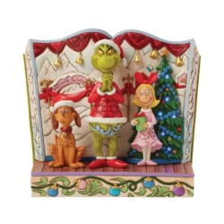 The Grinch with Cindy-Lou and Max Storybook The Grinch by Jim Shore