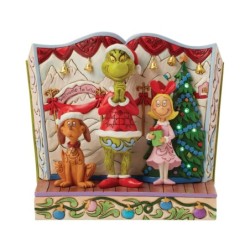 The Grinch with Cindy-Lou and Max Storybook The Grinch by Jim Shore