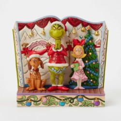 The Grinch with Cindy-Lou and Max Storybook The Grinch by Jim Shore