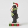 Beary Merry Christmas Lodge Black Bear with Candy Cane Heartwood Creek