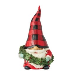 Gnome with Wreath Heartwood Creek by Jim Shore