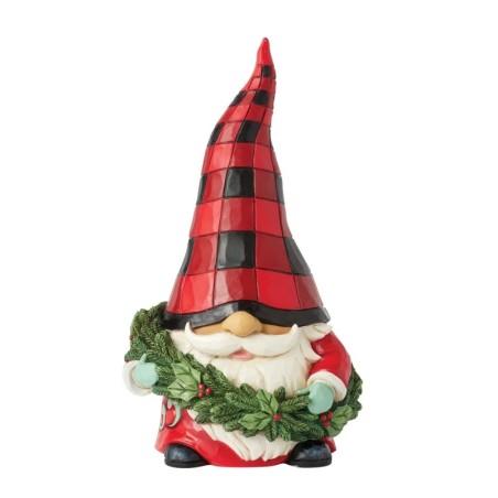 Gnome with Wreath Heartwood Creek by Jim Shore