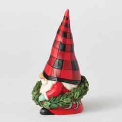 Gnome with Wreath Heartwood Creek by Jim Shore
