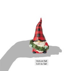 Gnome with Wreath Heartwood Creek by Jim Shore