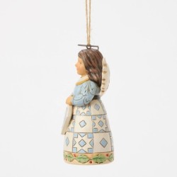 Quilt Angel Hanging Ornament Heartwood Creek by Jim Shore