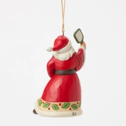 Pickleball Santa Hanging Ornament
