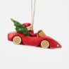Santa in Sports Car Hanging Ornament Heartwood Creek by Jim Shore