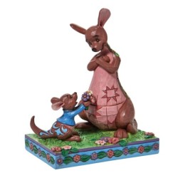 The Sweetest Gift Roo Giving Kanga Flowers Figurine Disney Traditons