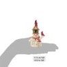 Snowman with Birdhouse Hat Mini Figurine Heartwood Creek by Jim Shore