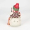 Swept in Love Snowman with Peeking Dog
