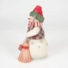 Swept in Love Snowman with Peeking Dog
