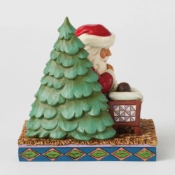 Christmas Miracle Santa Kneeling Over Baby Jesus