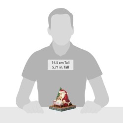Christmas Miracle Santa Kneeling Over Baby Jesus