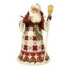 Spreading Christmas Cheer Santa holding Cardinal Heartwood Creek