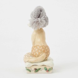 Foxy Festive Spirit Fox in Knitted Hat Heartwood Creek by Jim Shore