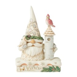 Holiday Guests Gnome with Birds Heartwood Creek by Jim Shore