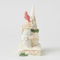Holiday Guests Gnome with Birds Heartwood Creek by Jim Shore