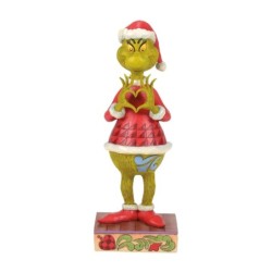The Grinch with Heart Hands Figurine The Grinch by Jim Shore