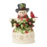 Finishing Touches Snowman with Garland Cardinals