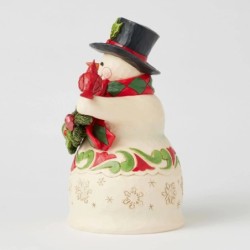 Finishing Touches Snowman with Garland Cardinals