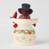 Finishing Touches Snowman with Garland Cardinals
