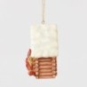 Log Cabin Bird House Hanging Ornament Heartwood Creek by Jim Shore