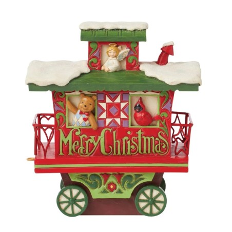 North Pole Delivery Train Car Caboose