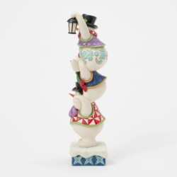 The More the Merrier Stacked Snowmen Heartwood Creek by Jim Shore
