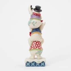 The More the Merrier Stacked Snowmen Heartwood Creek by Jim Shore