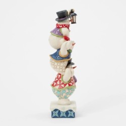 The More the Merrier Stacked Snowmen Heartwood Creek by Jim Shore