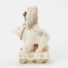 Wintertime Wonder White Woodland Santa with Bear Heartwood Creek
