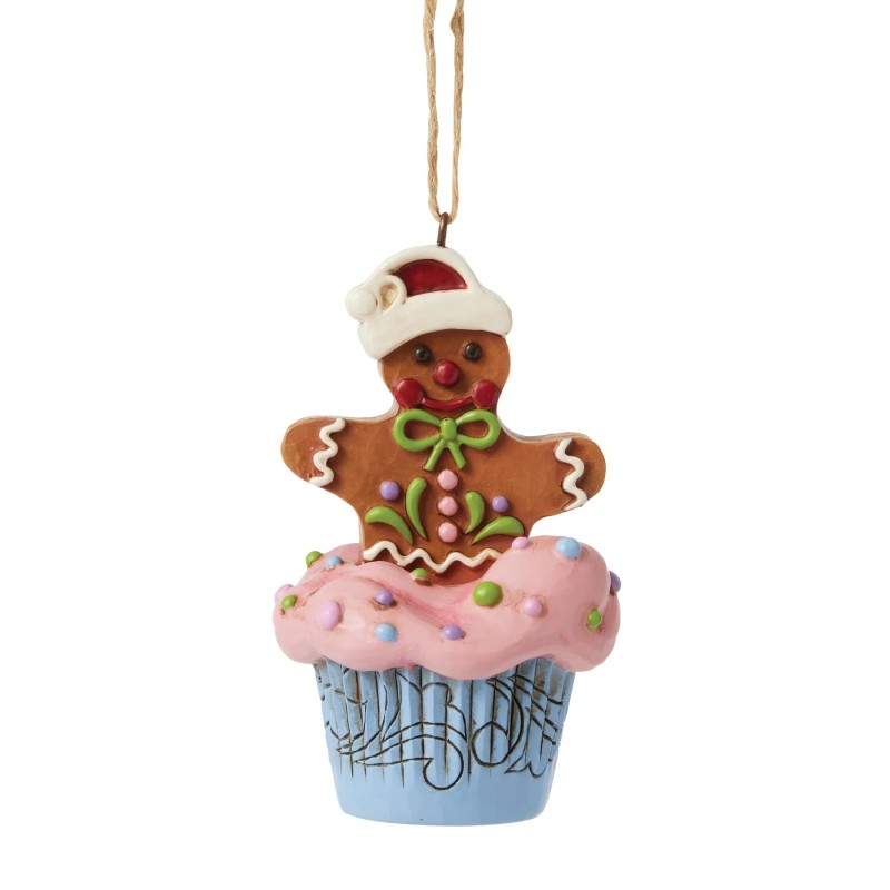 Gingerbread Cupcake Hanging Ornament