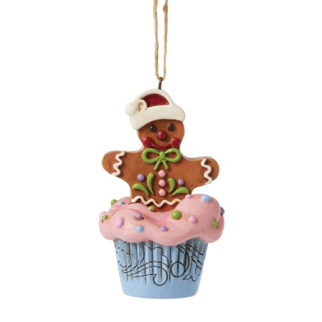 Gingerbread Cupcake Hanging Ornament