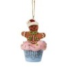Gingerbread Cupcake Hanging Ornament
