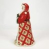 Christmas's Peaceful Retreat Lodge Santa with Wreath Scene Heartwood Creek