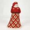 Christmas's Peaceful Retreat Lodge Santa with Wreath Scene Heartwood Creek