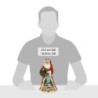 Christmas's Peaceful Retreat Lodge Santa with Wreath Scene Heartwood Creek