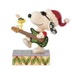 Rock 'n' Roll Duo Snoopy Woodstock Christmas Rock Peanuts by Jim Shore