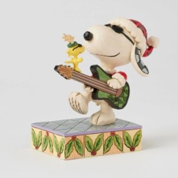 Rock 'n' Roll Duo Snoopy Woodstock Christmas Rock Peanuts by Jim Shore