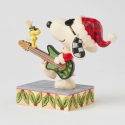 Rock 'n' Roll Duo Snoopy Woodstock Christmas Rock Peanuts by Jim Shore