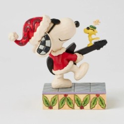 Rock 'n' Roll Duo Snoopy Woodstock Christmas Rock Peanuts by Jim Shore