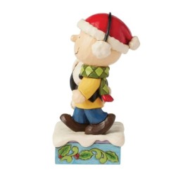 Bundled in Friendship Charlie Brown Snoopy Wrapped in Scarf Peanuts by Jim Shore