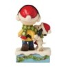 Bundled in Friendship Charlie Brown Snoopy Wrapped in Scarf Peanuts by Jim Shore