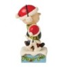 Bundled in Friendship Charlie Brown Snoopy Wrapped in Scarf Peanuts by Jim Shore