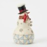 Snowman with Top Hat Cardinal Heartwood Creek by Jim Shore